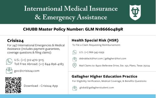 ID CARD - TU INTERNATIONAL HEALTH INSURANCE